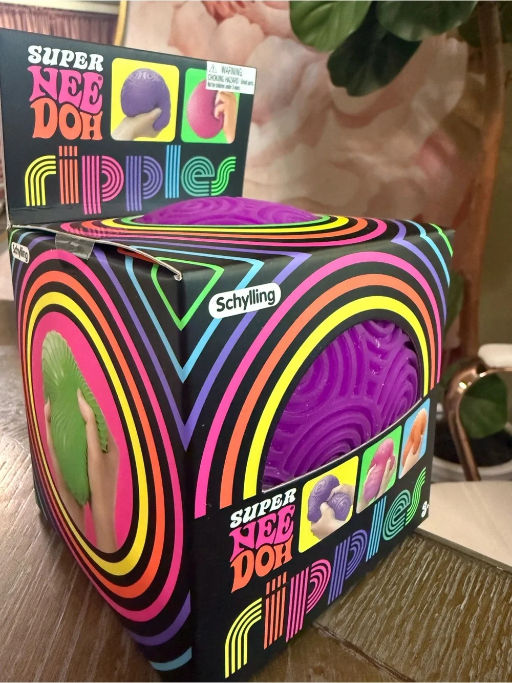 Super NeeDoh Ripples Purple